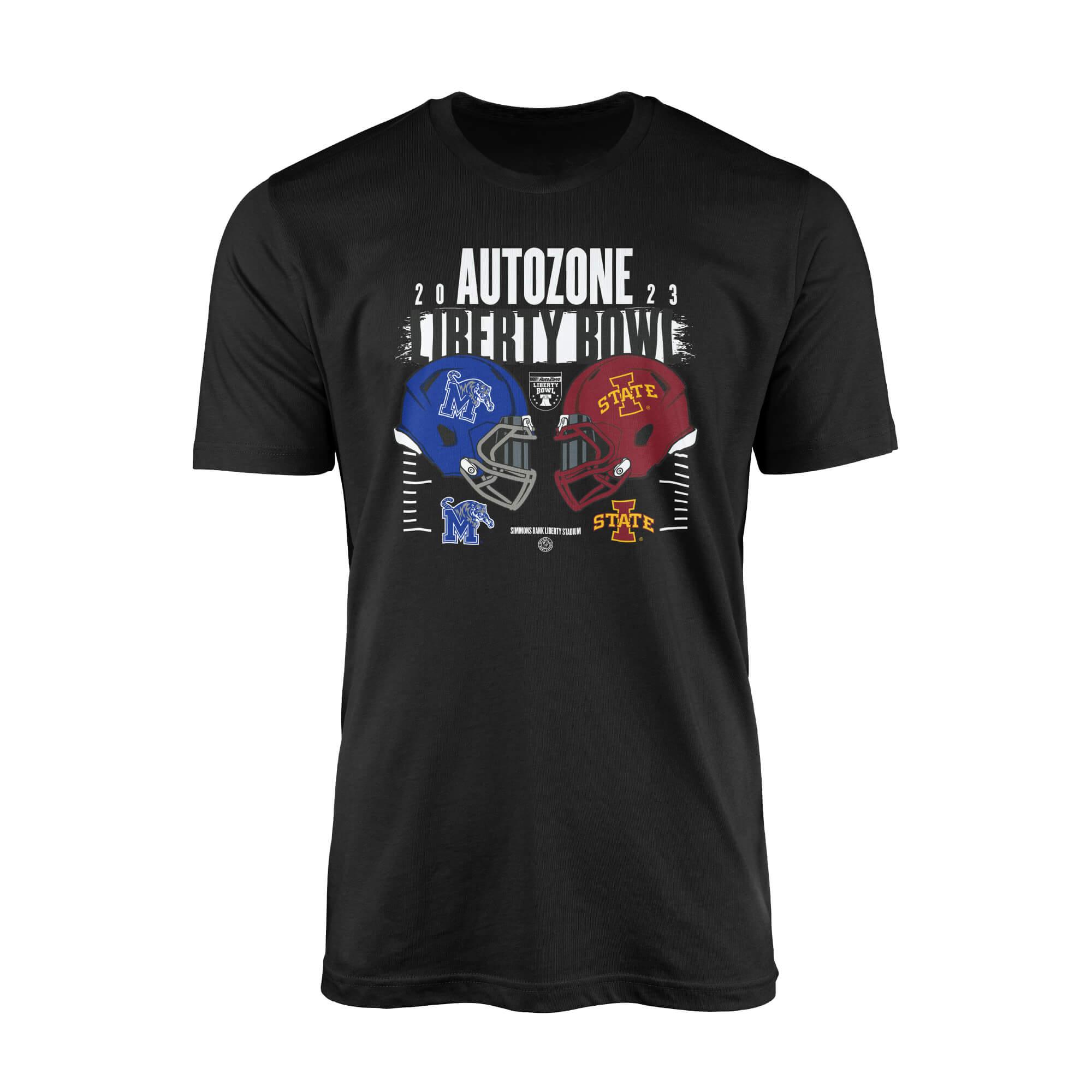 AutoZone Liberty Bowl 2023 Black Short Sleeve Sleeve T-Shirt
